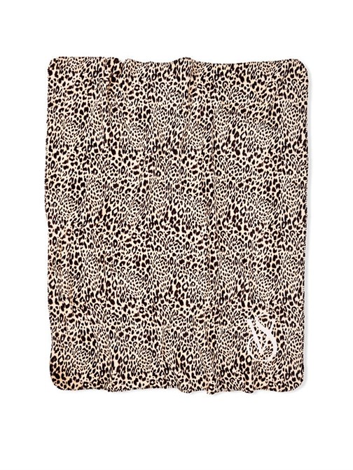Leopar Peluş Polar Battaniye