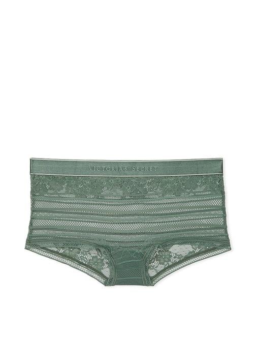 Logolu Dantelli Boyshort Külot