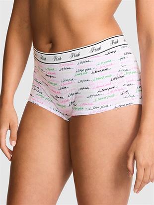 Logolu Pamuklu Boyshort Külot