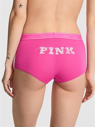 Logolu Pamuklu Boyshort Külot