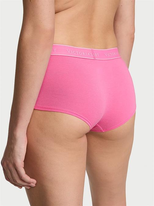 Logolu Pamuklu Boyshort Külot