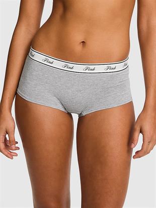 Logolu Pamuklu Boyshort Külot