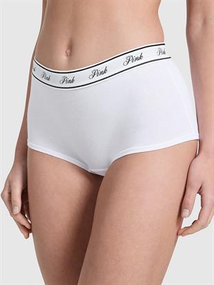 Logolu Pamuklu Boyshort Külot