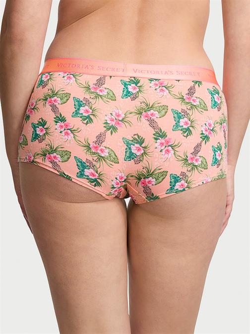 Logolu Pamuklu Boyshort Külot