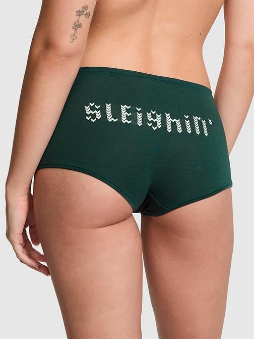 Logolu Pamuklu Boyshort Külot