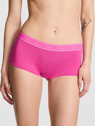 Logolu Pamuklu Boyshort Külot