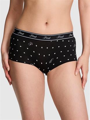 Logolu Pamuklu Boyshort Külot