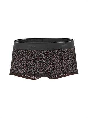 Logolu Tül Boyshort Külot