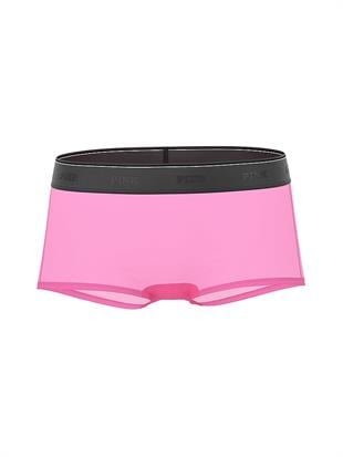 Logolu Tül Boyshort Külot