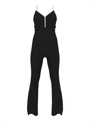 Lounge Nervürlü Henley Atlet & Pijama Altı Takımı