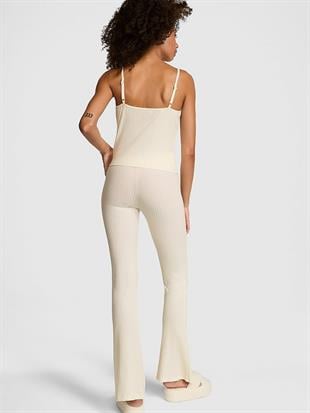 Lounge Nervürlü Henley Atlet & Pijama Altı Takımı