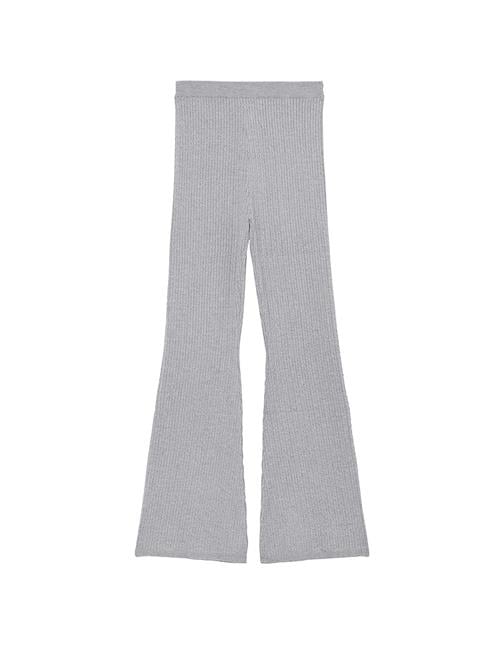 Lüks Örgülü Flare Pantolon