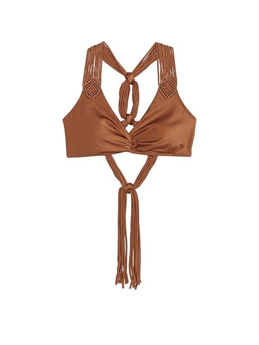 Makrome Püsküllü Bralet Bikini Üstü