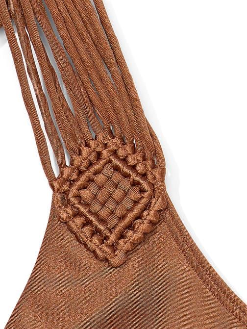 Makrome Püsküllü Bralet Bikini Üstü