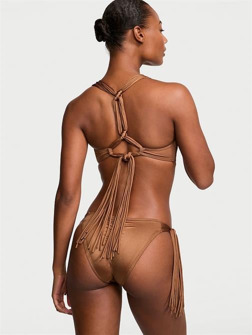 Makrome Püsküllü Monokini Tek Parça Mayo