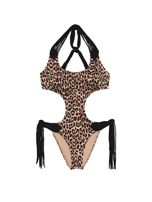Makrome Püsküllü Monokini Tek Parça Mayo