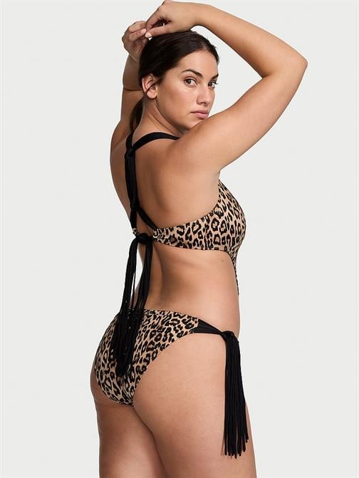 Makrome Püsküllü Monokini Tek Parça Mayo