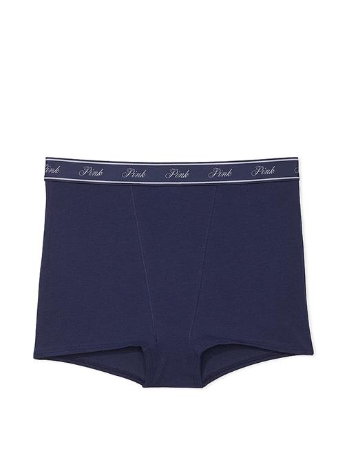 Mikro Logolu Yüksek Bel Boyshort Külot