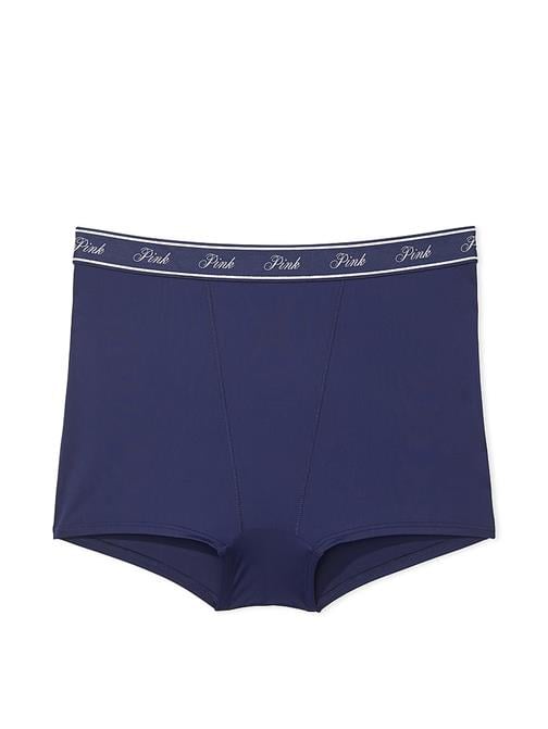 Mikro Logolu Yüksek Bel Boyshort Külot