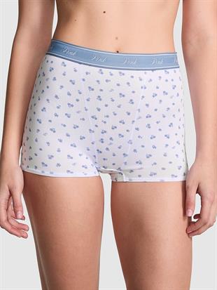 Mikro Logolu Yüksek Bel Boyshort Külot