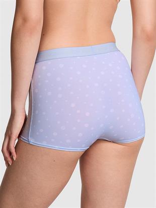 Mikro Logolu Yüksek Bel Boyshort Külot