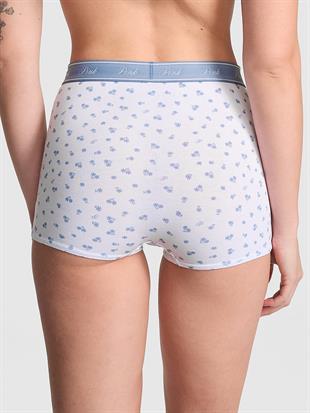 Mikro Logolu Yüksek Bel Boyshort Külot