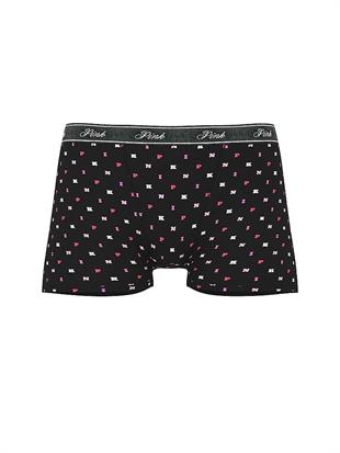 Mikro Logolu Yüksek Bel Boyshort Külot