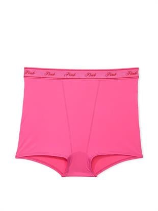 Mikro Logolu Yüksek Bel Boyshort Külot