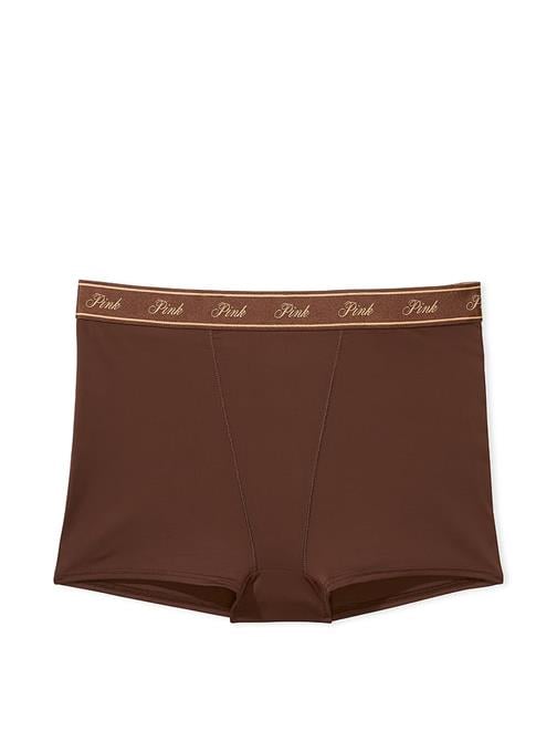 Mikro Logolu Yüksek Bel Boyshort Külot