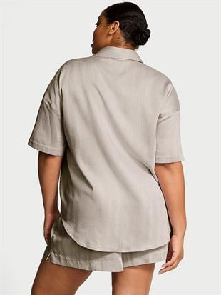 Modal Pamuklu Şortlu Pijama Takımı