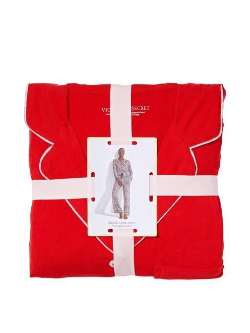 Modal Uzun Pijama Takımı