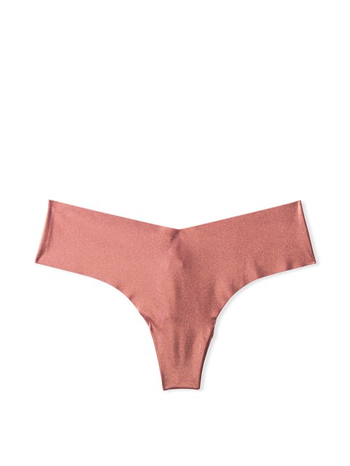 No-Show Shimmer Thong Panty