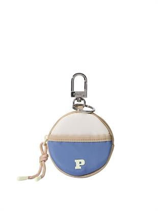 Nylon Zip Pouch Keychain Charm