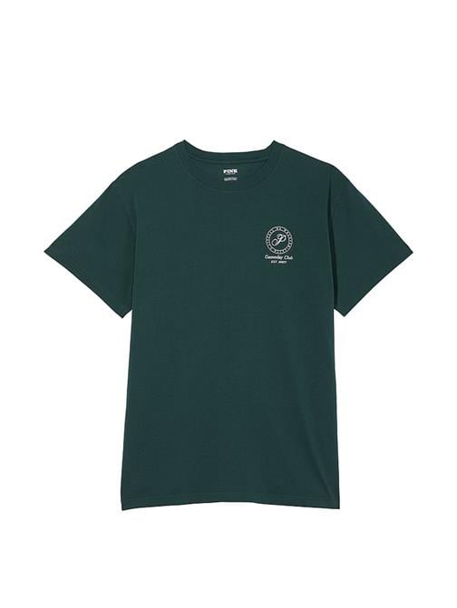 Oversize Kısa Kollu Kampüs Tişört
