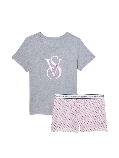 Pamuk Kısa Tişört Pijama