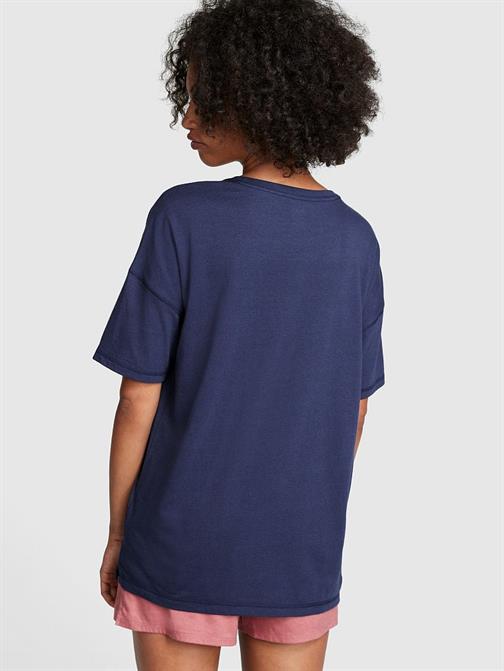 Pamuk Oversize Pijama Tişört