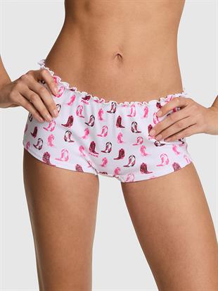 Pamuklu Arkadan Bağlamalı Boyshort Külot