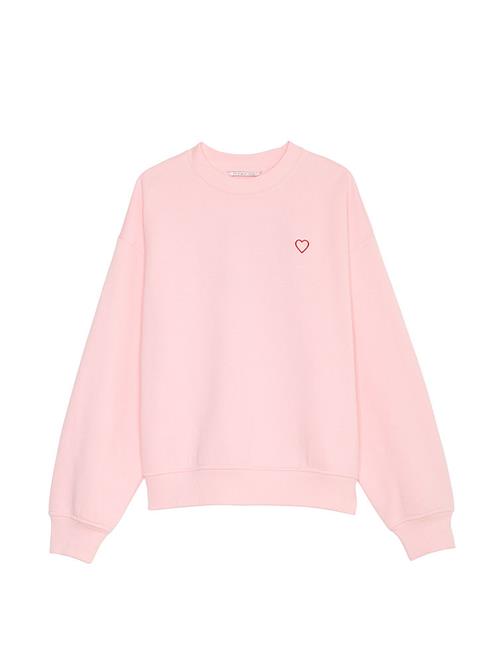 Pamuklu Bisiklet Yaka Oversize Polar Sweatshirt