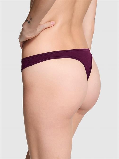 Pamuklu Derin Bacak Kesim Tanga