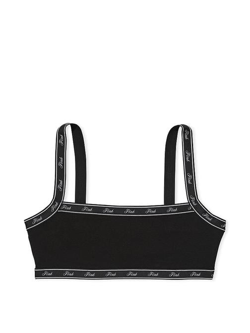 Pamuklu Logolu Düz Yaka Bralet