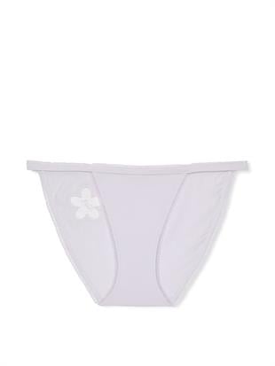 Pamuklu Papatyalı Askılı Bikini Külot