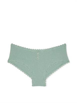 Pamuklu Pointelle Dantelli Cheeky Külot