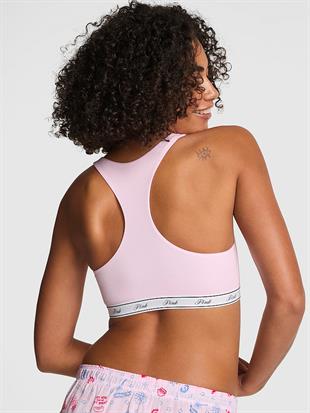 Pamuklu Racerback Logolu Bralet