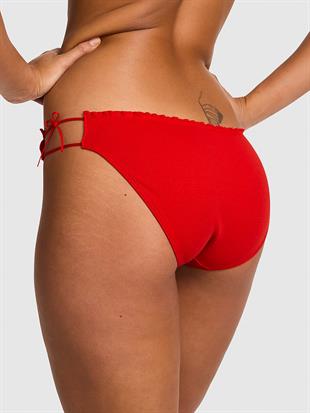 Pamuklu Yandan Bağlamalı Bikini Külotu