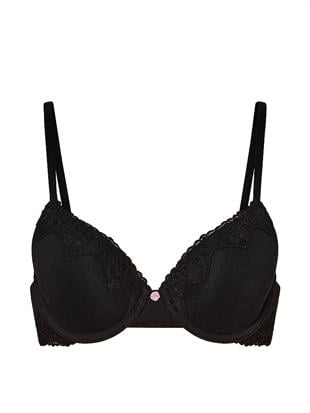 Perfect Shape Dantelli Push-Up Sütyen Siyah | Victoria's Secret