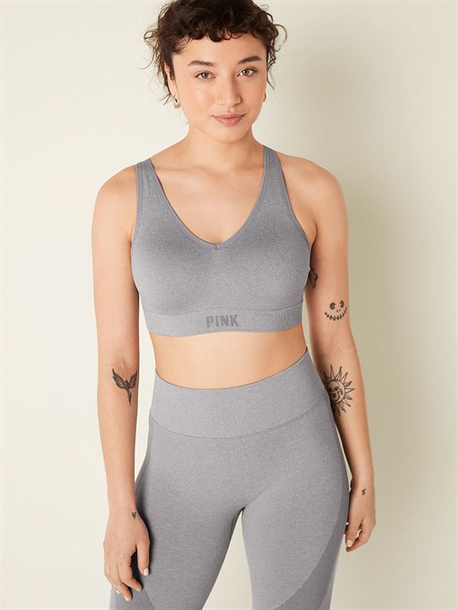 PINK Active Seamless Orta Etkili Sporcu Sütyeni