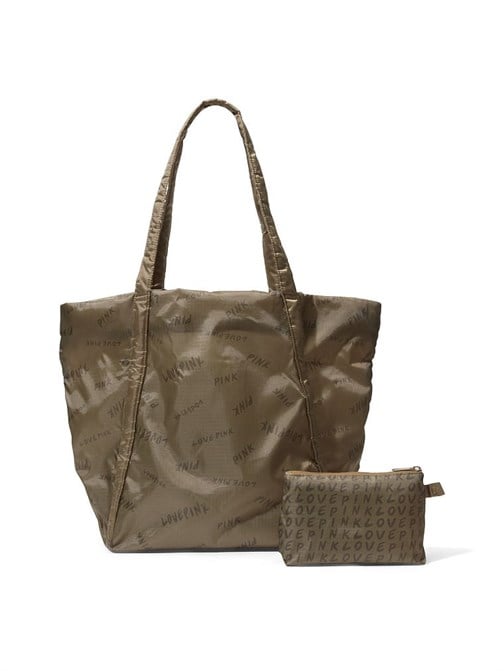 PINK Logolu Tote Çanta