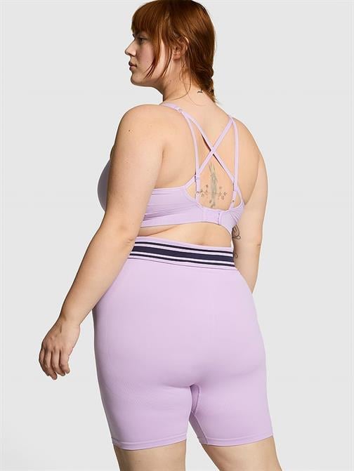 PINK Seamless Katlanabilir Biker Şort