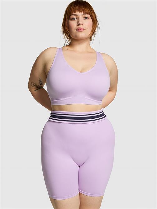 PINK Seamless Katlanabilir Biker Şort