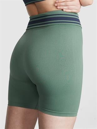 PINK Seamless Katlanabilir Biker Tayt